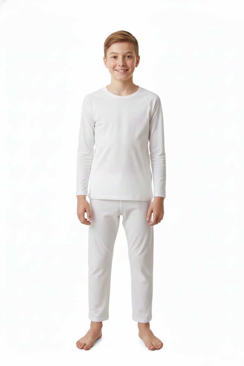 SoothemsSoothems Pajamas – TewlTec® Soothing Sleepwear (White, Sizes 12 & 14) – Ultra - Soft, Breathable, Sensitive - Skin Friendly PJsSoothems