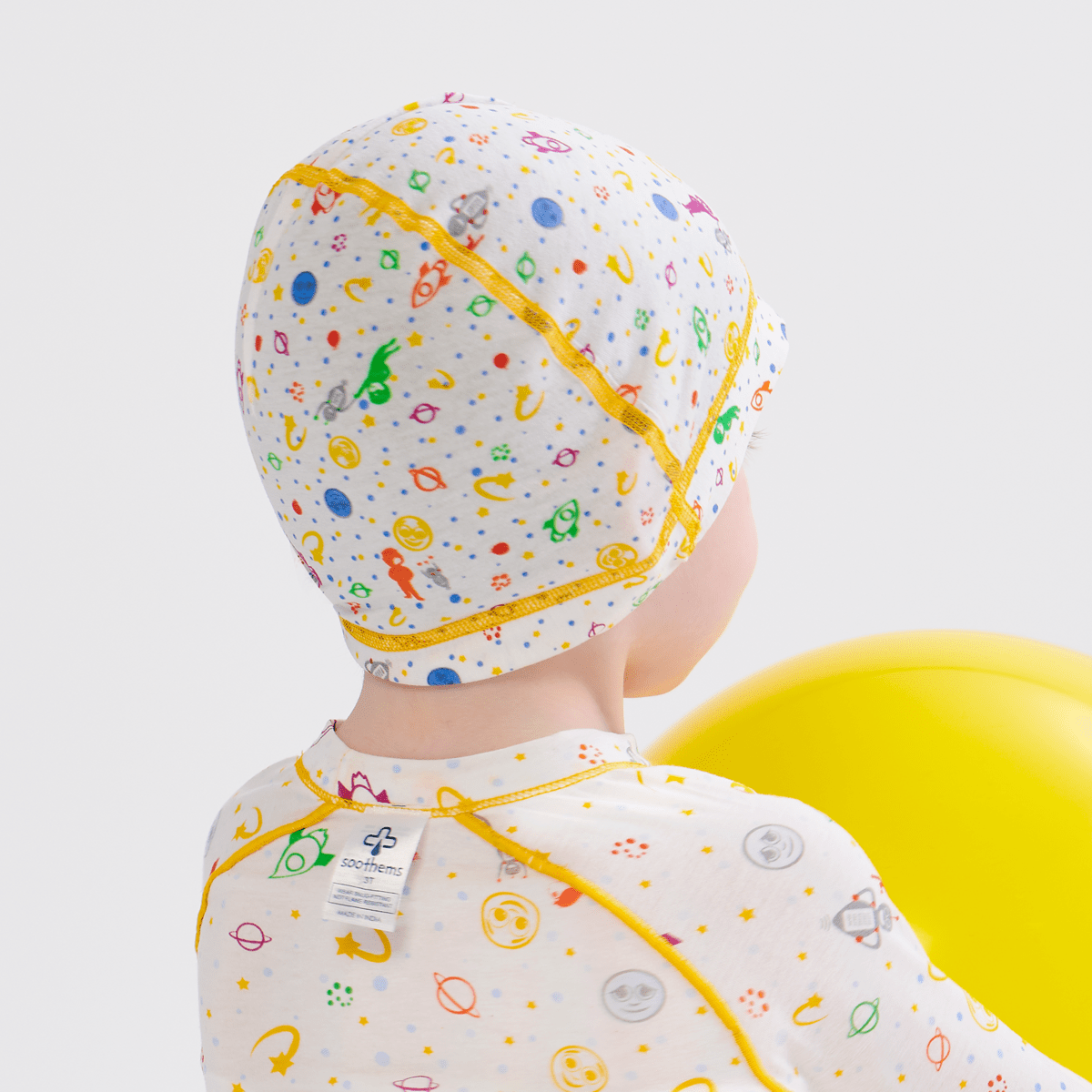 Toddler Eczema Scalp Sleep Cap for Cradle Cap Seborrheic dermatitis and is also called dandruff