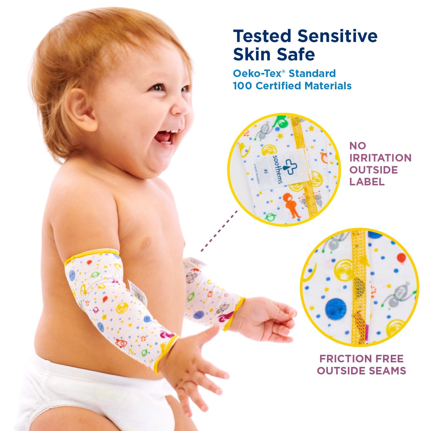 “Eczema Sleeves tubes for kids Stop arm elbow leg knee ankle and foot itching at Night”