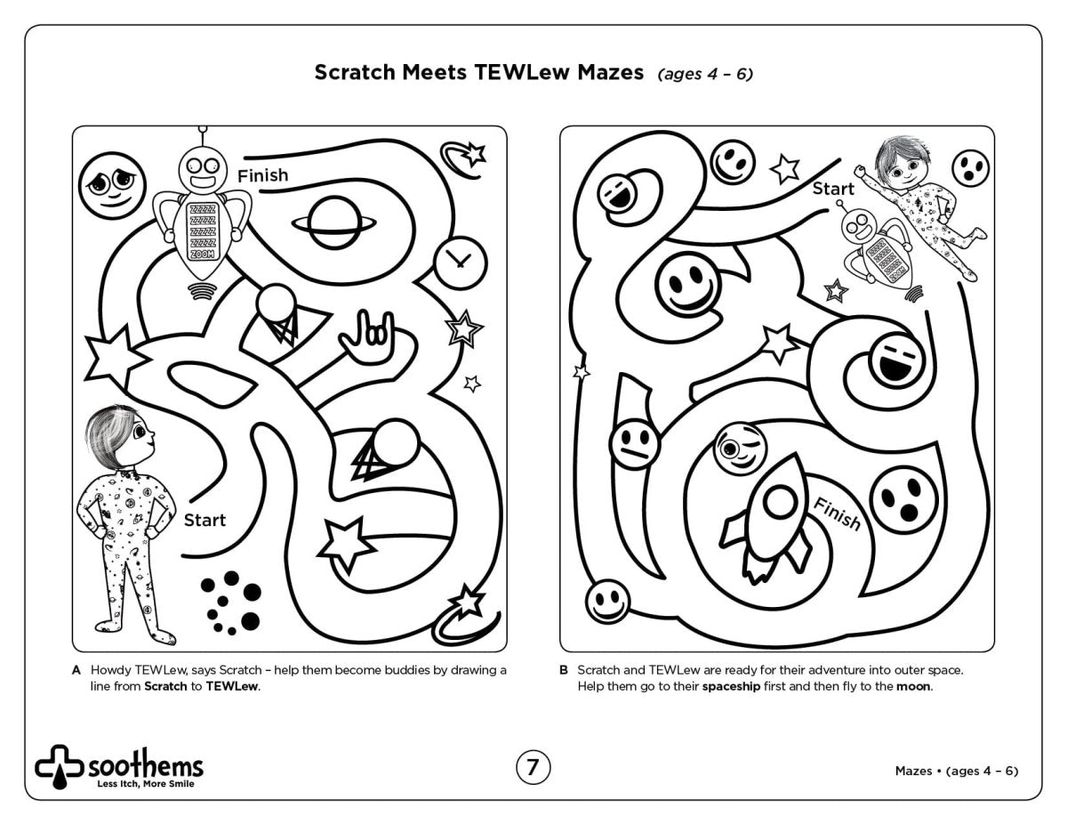 SoothemsFREE Activity Book - Search for a Smile in the MoonBookSoothems