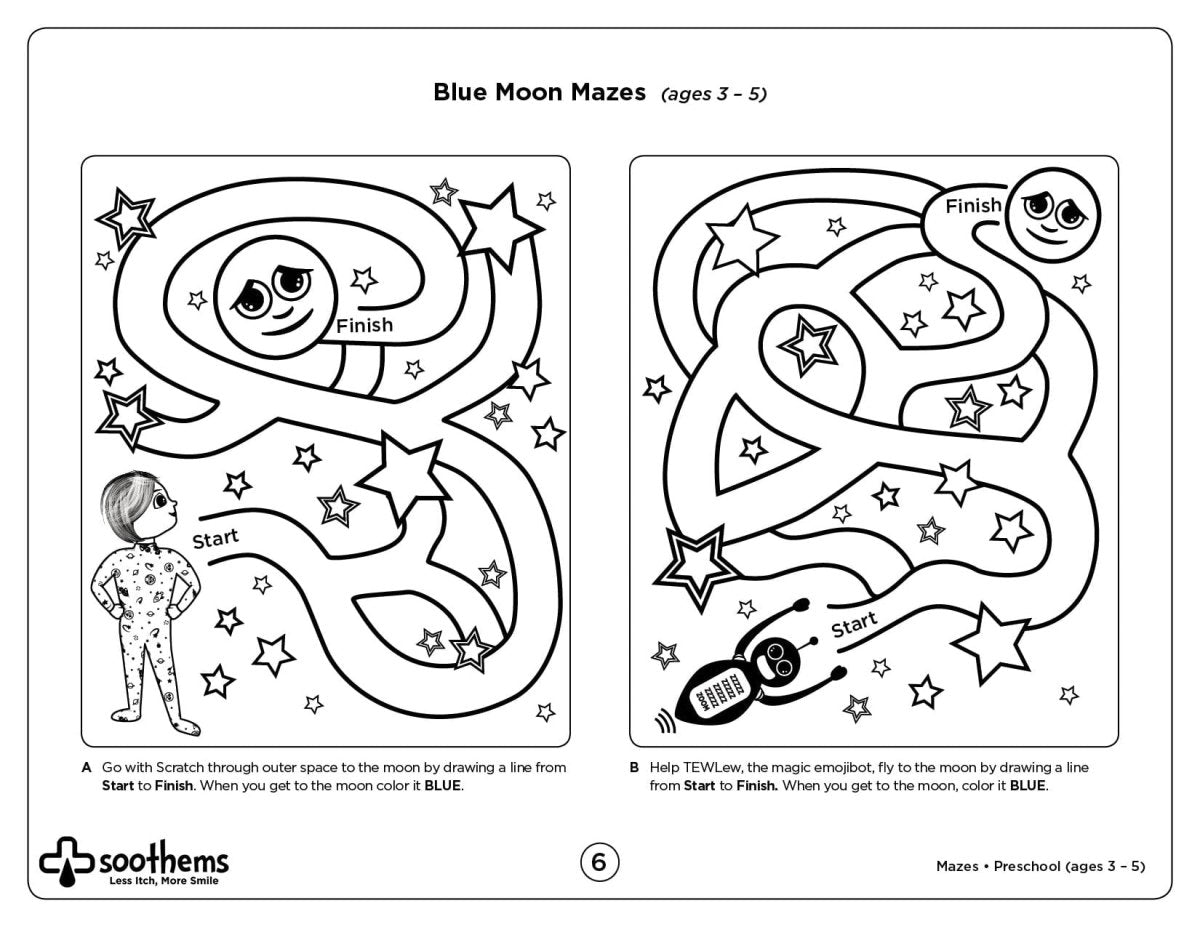 SoothemsFREE Activity Book - Search for a Smile in the MoonBookSoothems