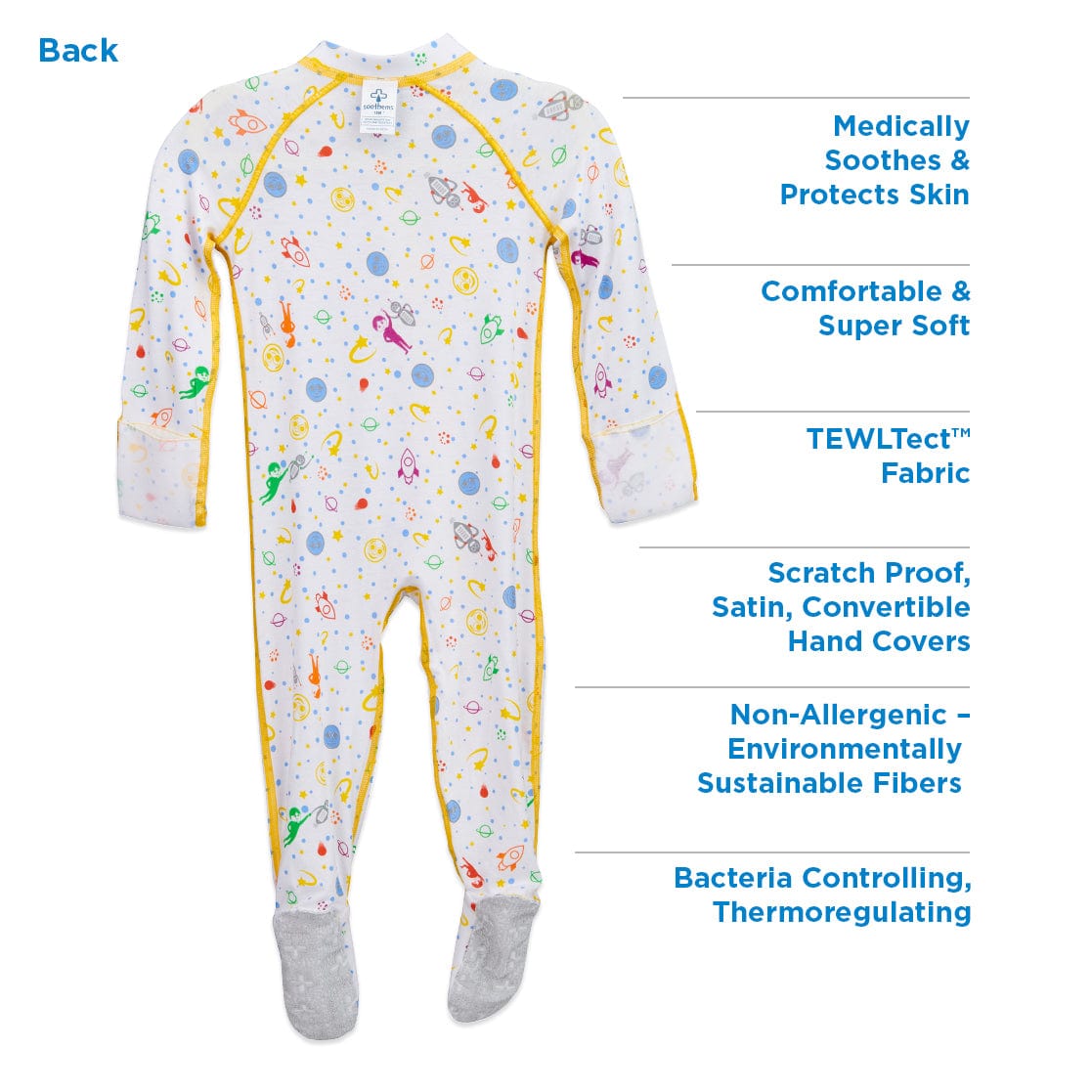 “Atopic Dermatitis Sleepwear and Clothing Stops Scratching from Eczema at Night”