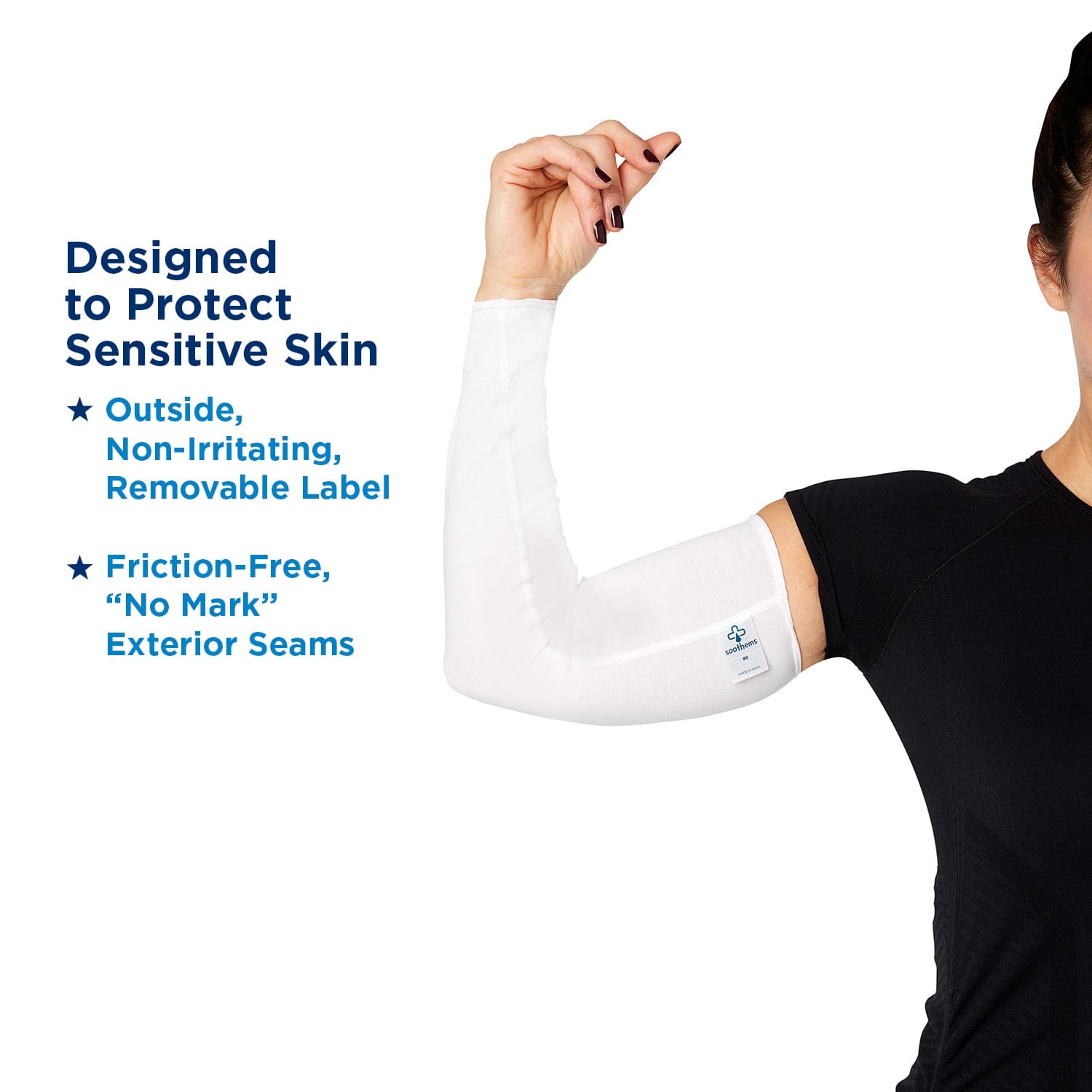 Soothems Eczema Sleeves for Adults | Arm or Leg Sleeves for Wet Wrap Therapy & Psoriasis Relief | Soothems