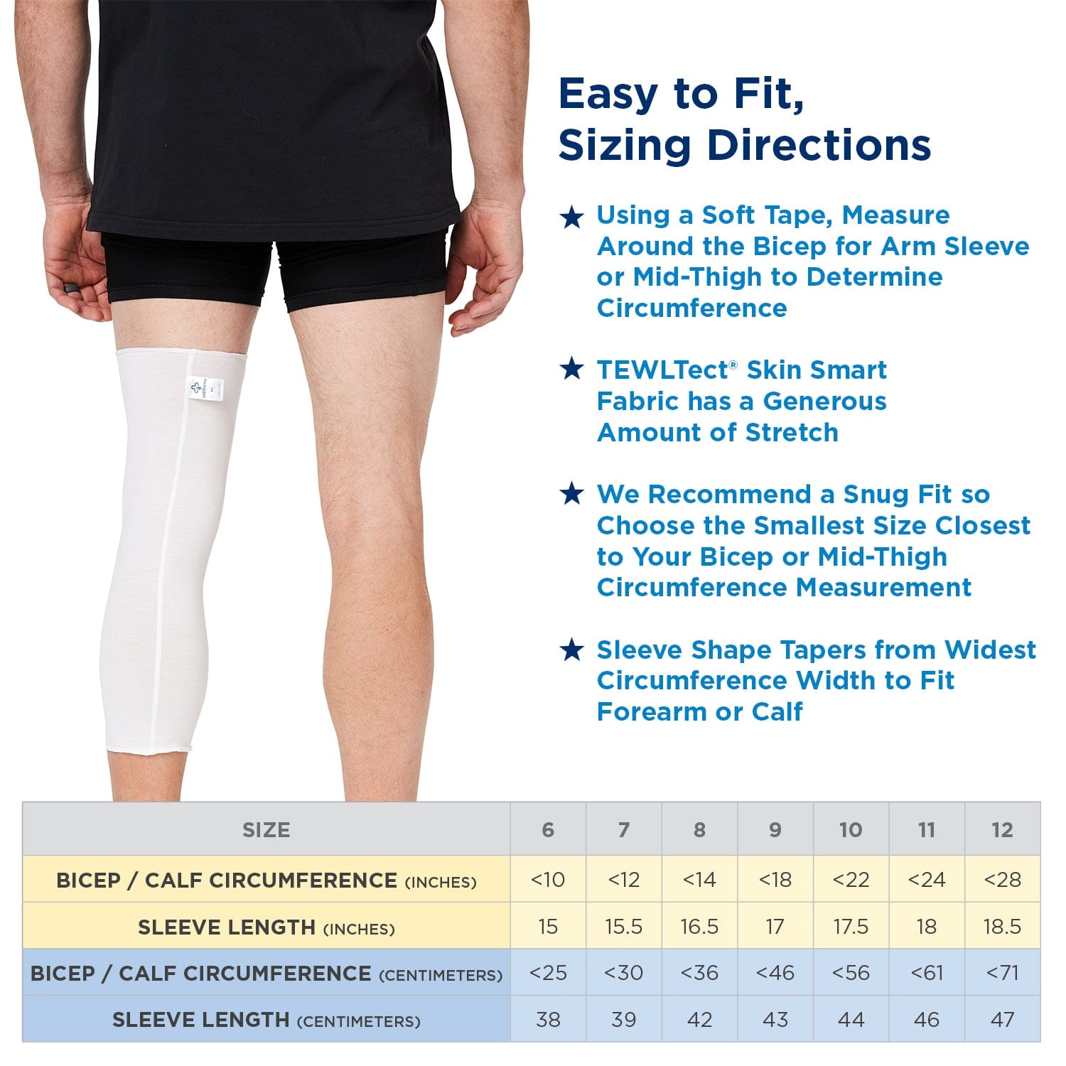 Soothems Eczema Sleeves for Adults | Arm or Leg Sleeves for Wet Wrap Therapy & Psoriasis Relief | Soothems